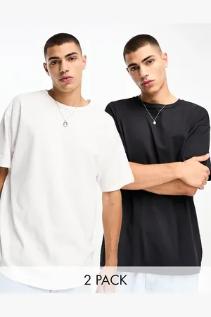 Cotton On Cotton On 2 pack relaxed t-shirts in white and black