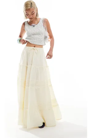 Reclaimed Western maxi skirt