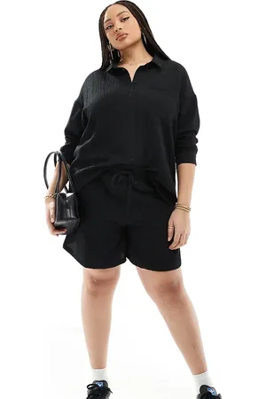 Noisy May High wasted ripple short co-ord in