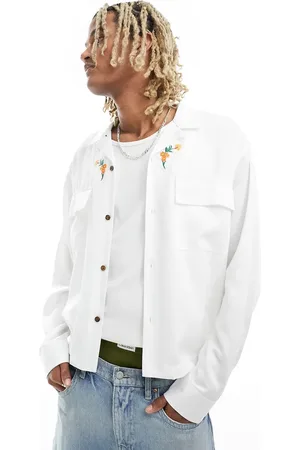PACSUN Global auto slogan long sleeve shirt in