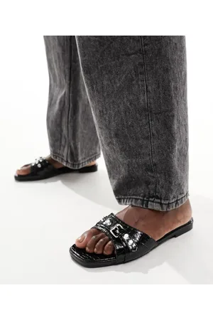 Raid Celini flat sandals in patent
