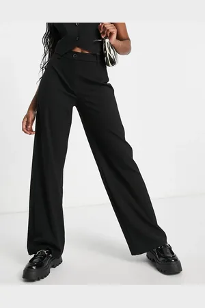 Bershka Wide leg dad trousers in