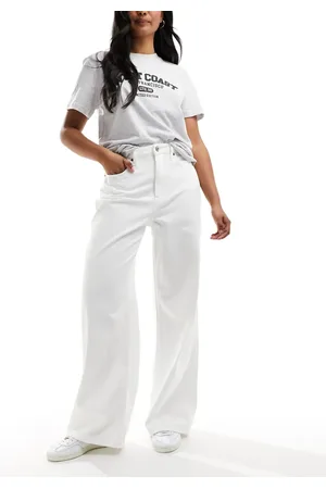 Abercrombie & Fitch Wide fit high waist jeans in