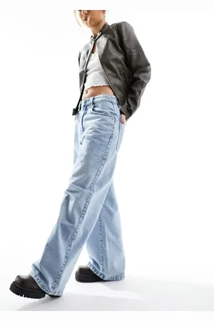 Cotton On Cotton On super baggy wide leg jeans in palm