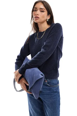 VERO MODA Round neck knitted jumper in melange