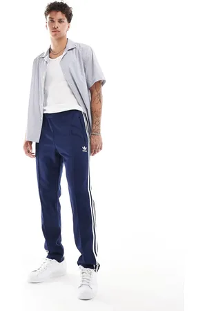 adidas Beckenbauer tracksuit bottoms in indigo