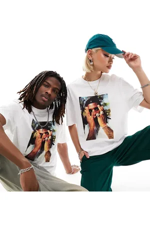 COLLUSION Unisex license t-shirt with Burna Boy print