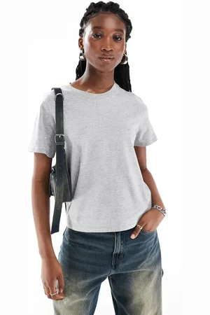 Monki Short sleeve t-shirt in melange