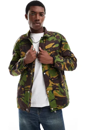 AllSaints Tierra lightweight track jacket in camo
