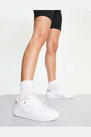Reebok Club C trainers in and silver