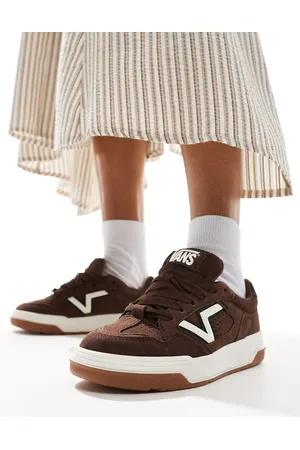 Vans Upland chunky suede trainers in dark brown