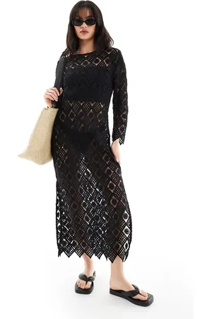 Iisla & Bird I Premium maxi crochet beach dress in