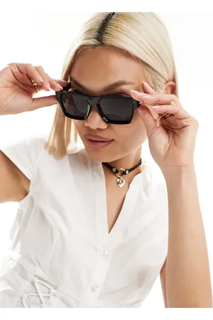 Weekday Port chunky square sunglasses in
