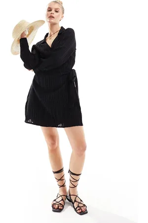 Iisla & Bird Short wrap beach dress in