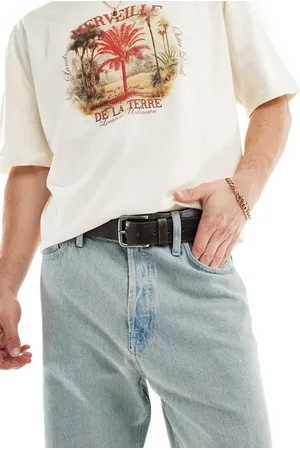 Pull&Bear Vintage washed belt in