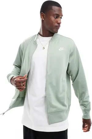 Nike Club Vignette bomber jacket in olive