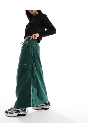 Nike Streetwear woven parachute skirt in dark