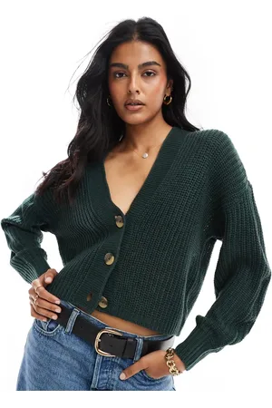ONLY Knitted cardigan in dark