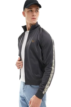 Fred Perry Contrast tape track jacket in