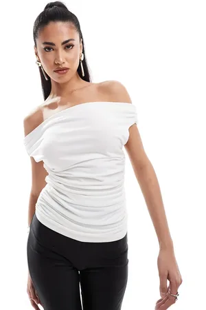 Simmi London Simmi slinky bardot foldover top in