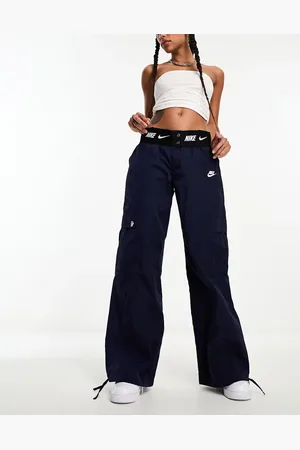 Nike Dance woven cargo pocket trousers in obsidian