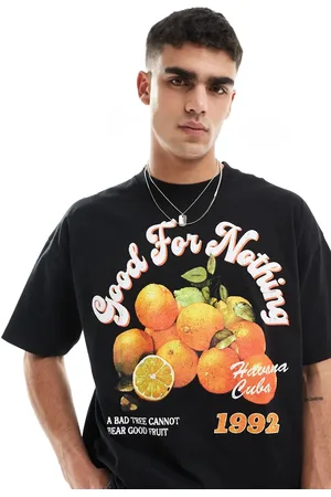 Good For Nothing Orange graphic t-shirt in