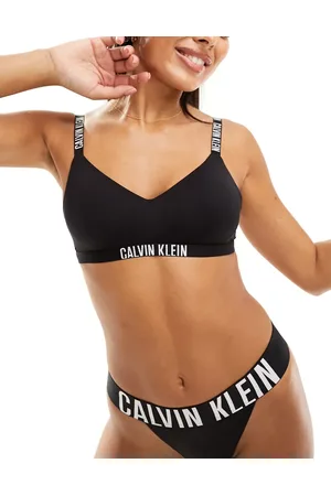 Calvin Klein Intense power micro lightly lined crop bralette in