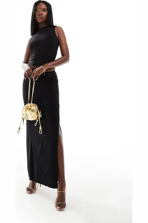 ASOS Co-ord slinky midi skirt with side splits in
