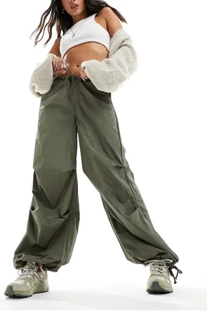 JJXX Sally loose fit pants in khaki