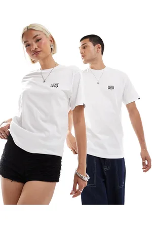 Vans Checkerboard left chest logo short sleeve t-shirt in