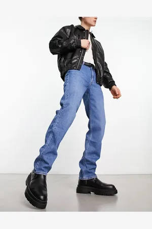 Lee West relaxed straight fit jeans in 90s mid wash