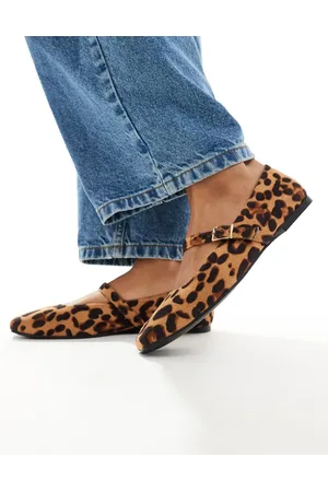 ASOS Lottie Mary Jane Ballet in leopard