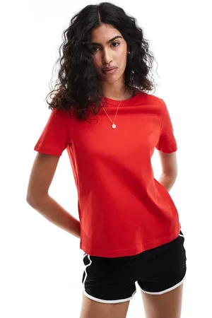 MANGO Premium round neck t-shirt in