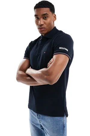 Tommy Hilfiger Tipped slim polo shirt in