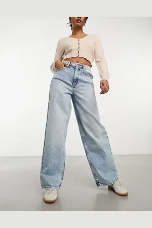 Miss Selfridge Baggy jean in acid wash