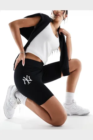 New Era Logo legging shorts in