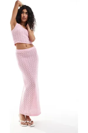 The Frolic Kristen maxi beach skirt co-ord in pastel