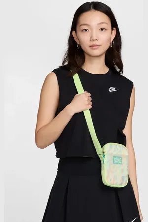 Nike Heritage flight bag in green and multi
