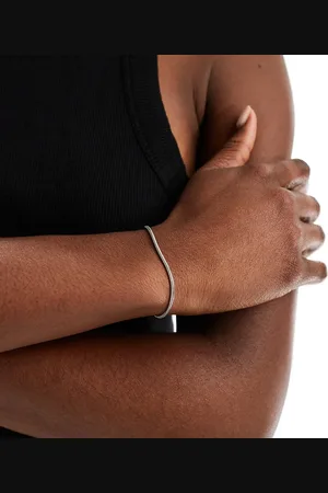 LOST SOULS Stainless steel chunky snake chain bracelet in
