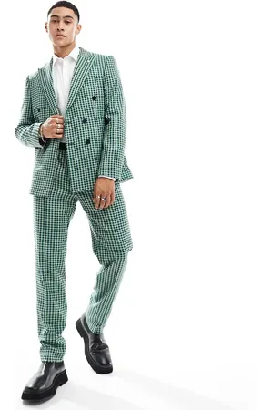 Twisted Tailor Morrison check suit trousers in