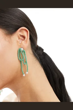 True Decadence Statement beaded bow earrings in