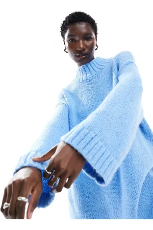 Monki Relaxed knitted mini jumper dress in