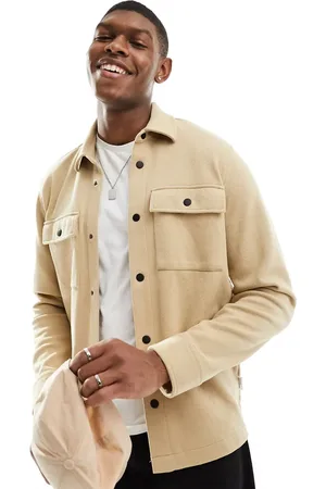 SELECTED Jackie overshirt in cream