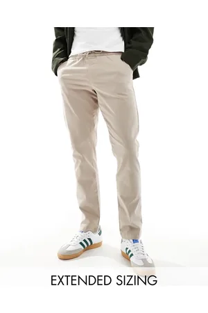 ASOS Slim pull on trouser in beige
