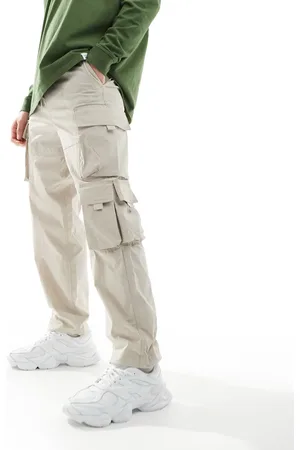 JACK & JONES Tapered fit technical cargo trouser in beige