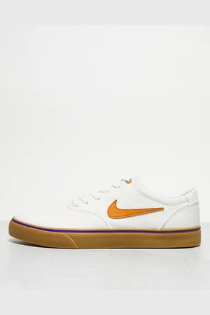 Nike Chron 2 canvas trainers in and orange