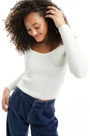 Hollister Knitted jumper in cream