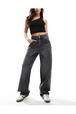 Miss Sixty Chain detail baggy fit jeans in