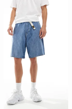 G-Star Travail baggy denim shorts in midwash