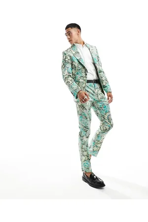 Twisted Tailor Morris floral suit trousers in
